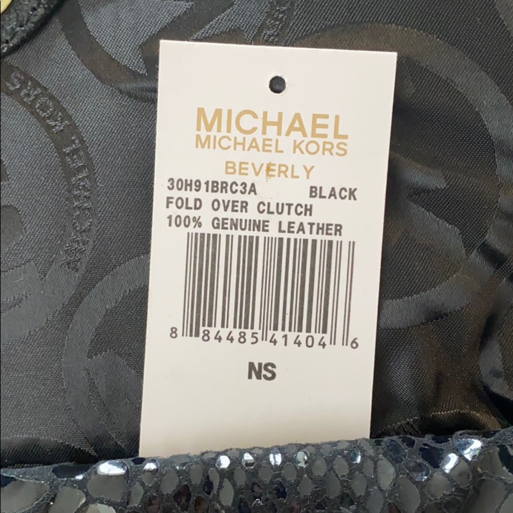 ❤️ Michael Kors Double Fold Over Clutch NWT - Picture 3 of 10